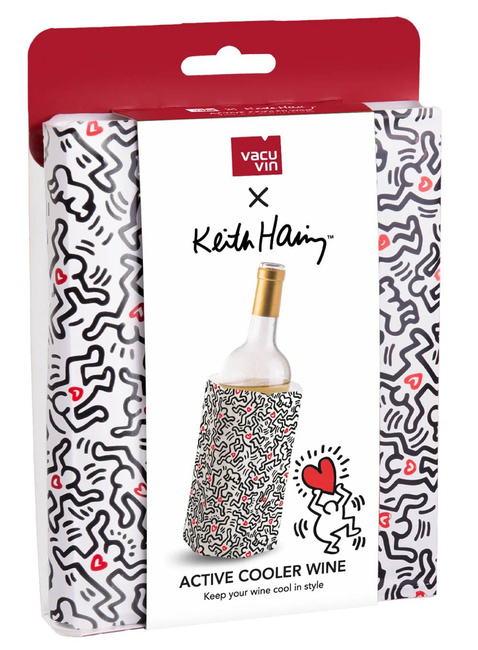 Schładzacz do wina Vacu Vin Wine Cooler Sleeve - Keith Haring