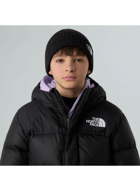 Czapka dziecięca The North Face Kids' TNF Logo Box Cuffed Beanie - tnf black