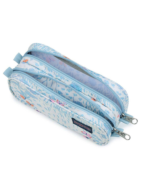 Piórnik dwukomorowy JanSport Large Accessory Pouch - fluttering fields
