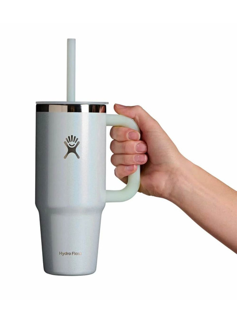 Kubek termiczny ze słomką Hydro Flask Travel Tumbler 710 ml - glimmer blue