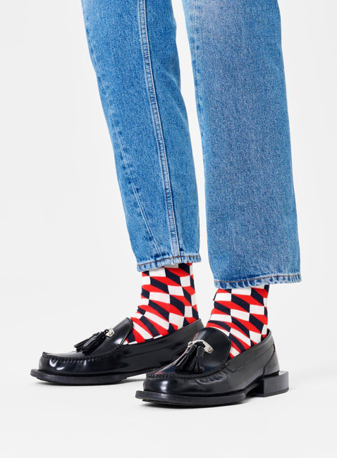 Skarpety unisex Happy Socks - navy / filled optic