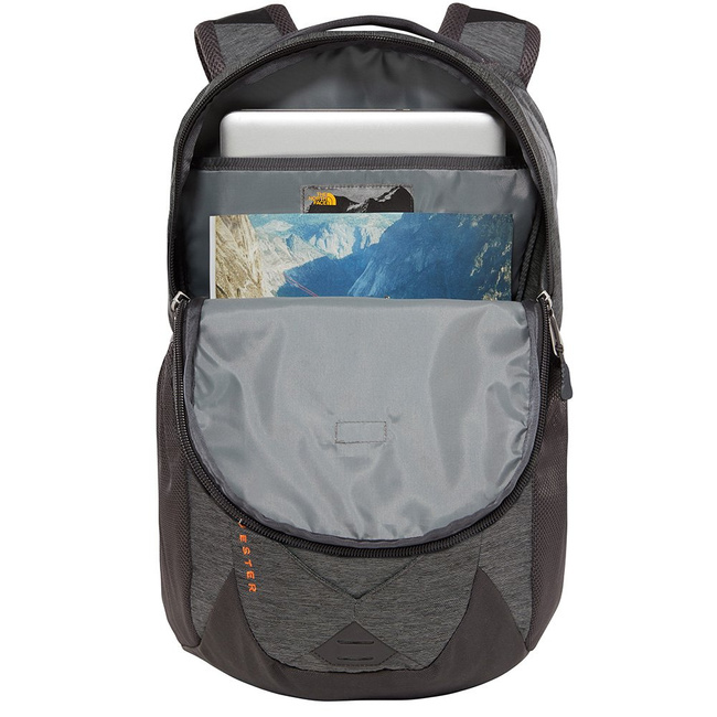Plecak szkolny The North Face Jester - dark grey heather/persian orange
