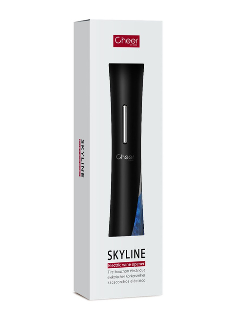 Otwieracz elektryczny do wina Cheer Moda Skyline - black
