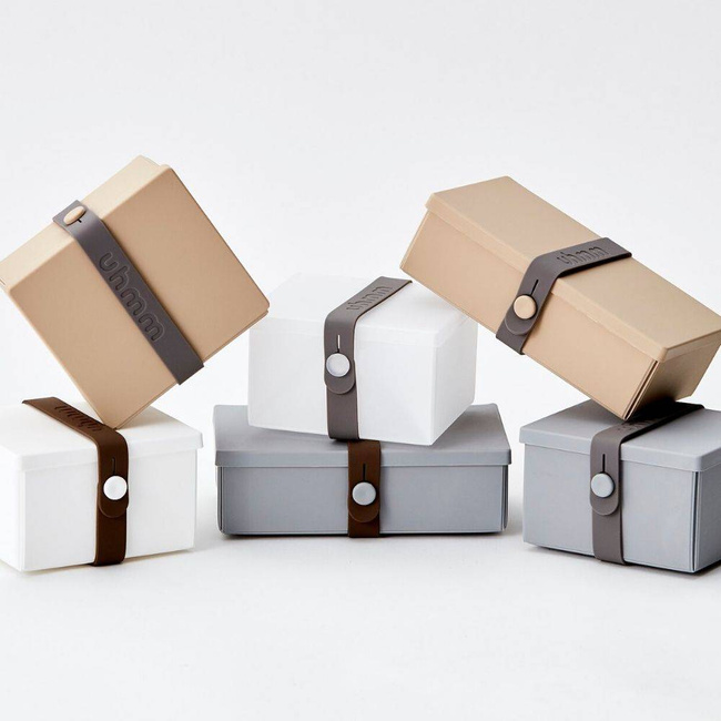 No.01 pudełko składane na drobiazgi Uhmm - mocca / mint