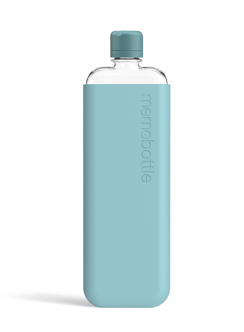 Wielorazowa butelka na wodę Memobottle Original Slim 450 ml - sea mist
