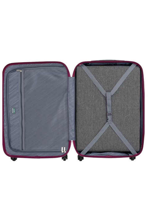 Walizka średnia Puccini Paris - bordowy