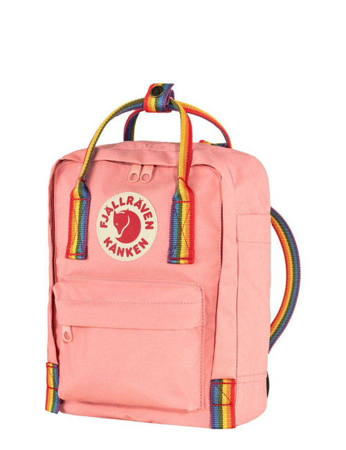 Plecak Fjallraven Kanken Mini Rainbow - pink / rainbow pattern