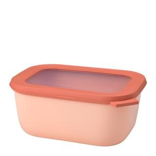 Miska kuchenna z pokrywką Mepal Cirqula Rectangular 1,5 l - nordic blush