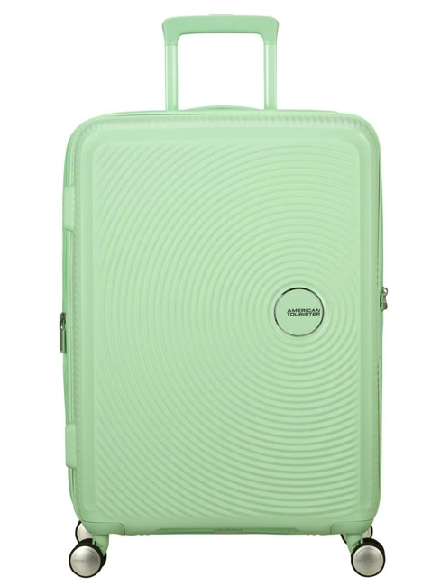 Walizka średnia American Tourister Soundbox EXP - pastel green