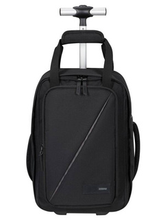 Plecak na kółkach American Tourister Take2Cabin S pod siedzenie - black