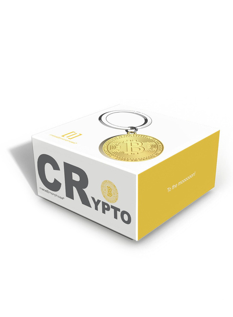 Brelok do kluczy zawieszka do torebki Metalmorphose bitcoin
