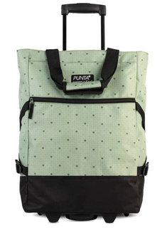 Torba na kółkach / wózek Punta Wheel Print - khaki