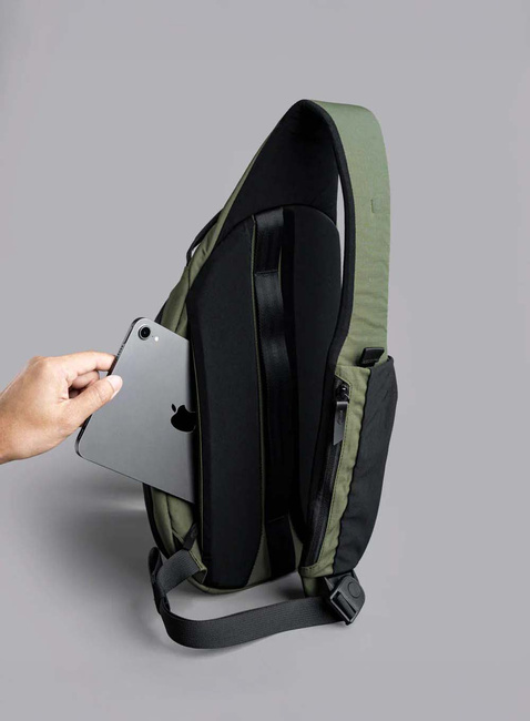 Plecak na jedno ramię Alpaka Metro Crossbody Left Shoulder - green