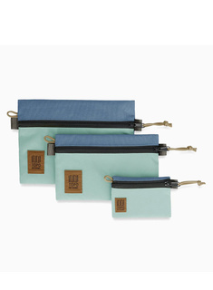 Zestaw 3 saszetek Topo Designs Accessory Bags - stone blue / ash green