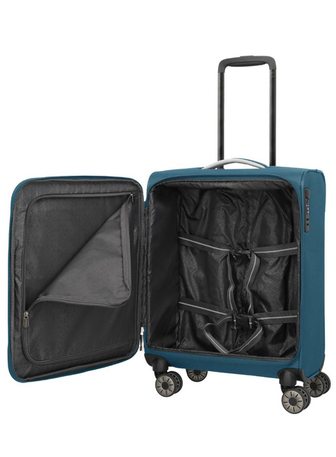 Walizka kabinowa Travelite Jetpack Light 4W Cabin - petrol