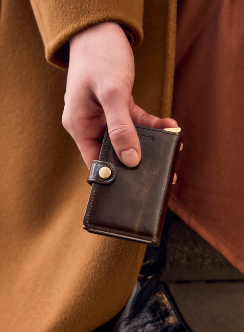 Portfel RFID Secrid Premium Miniwallet + Naplak - mahogany