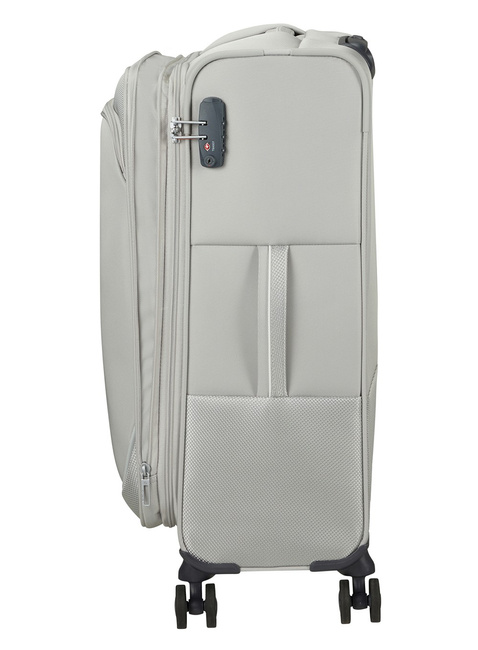 Walizka średnia poszerzana Samsonite Popsoda - light grey