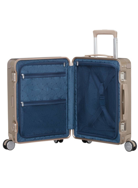 Walizka mała American Tourister Soundbox Alu - bronze