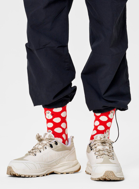 Skarpety unisex Happy Socks - colorful polka dot / snowman