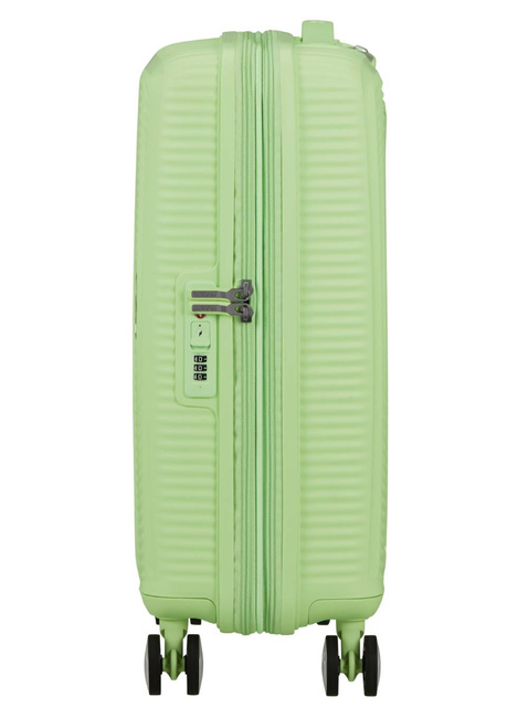 Walizka mała American Tourister Soundbox EXP - kiwi green