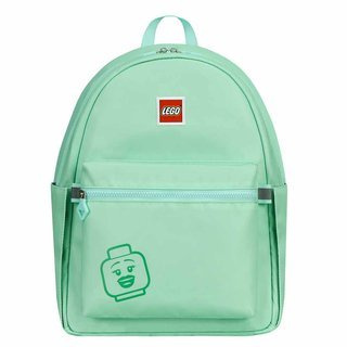 Plecak szkolny Tribini Joy Large LEGO - emoji / pastel mint