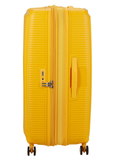 Walizka duża XL American Tourister SoundBox EXP - golden yellow