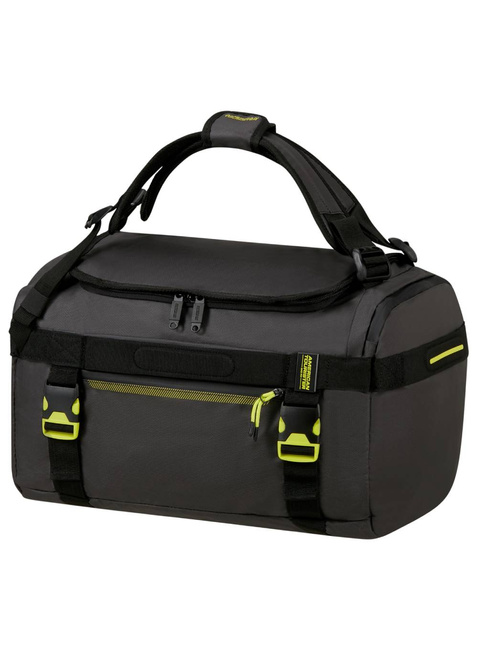 Torba plecak American Tourister Urban Track M Duffle Bag / Backpack - black / lime