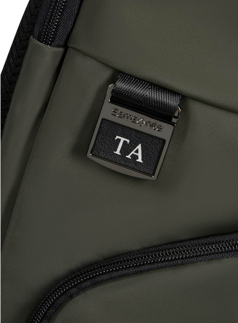 Plecak miejski Samsonite Relyon Backpack 15,6" with flap - green