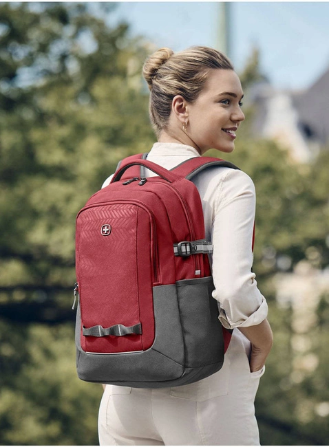 Plecak miejski biznesowy Wenger Ryde - red / anthracite