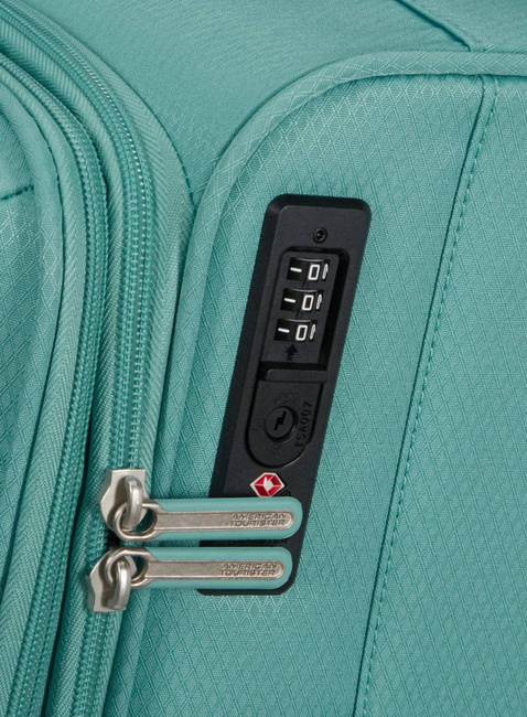 Walizka duża American Tourister AeroSpin EXP - dusty turquoise