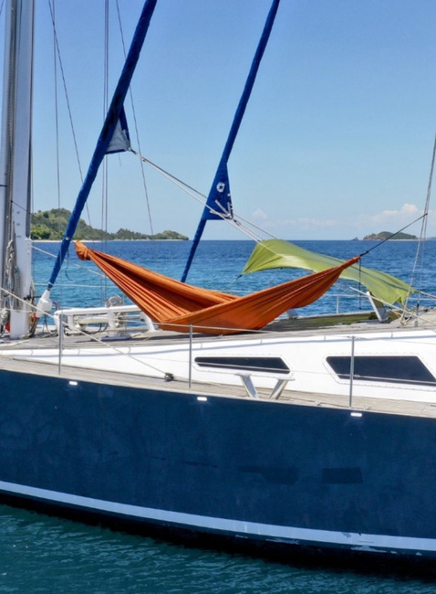 Zestaw z hamakiem Ticket To The Moon Honeymoon Set - royal blue / turquoise