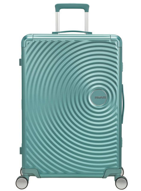 Walizka duża American Tourister Soundbox Alu - dusty turquoise
