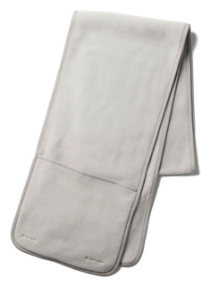 Szalik Snow Peak Water-Repellent Fleece Stole - light grey