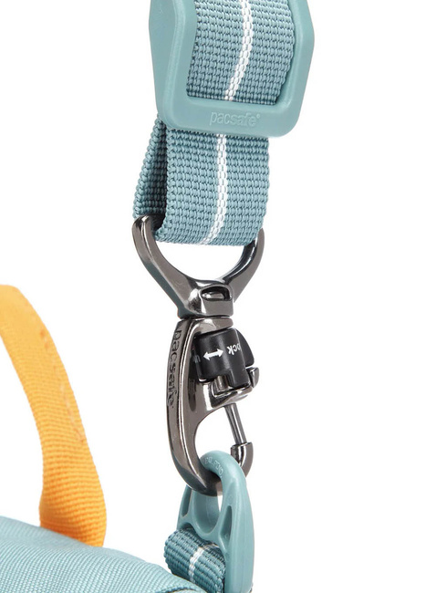 Torba antykradzieżowa z klapą Pacsafe GO Saddle Crossbody - fresh mint