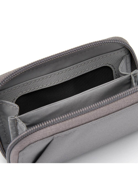Portfel antykradzieżowy Pacsafe RFIDsafe Card Wallet - stone