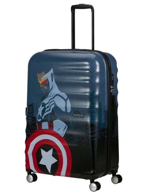 Walizka duża American Tourister Wavebreaker Marvel - Captain America