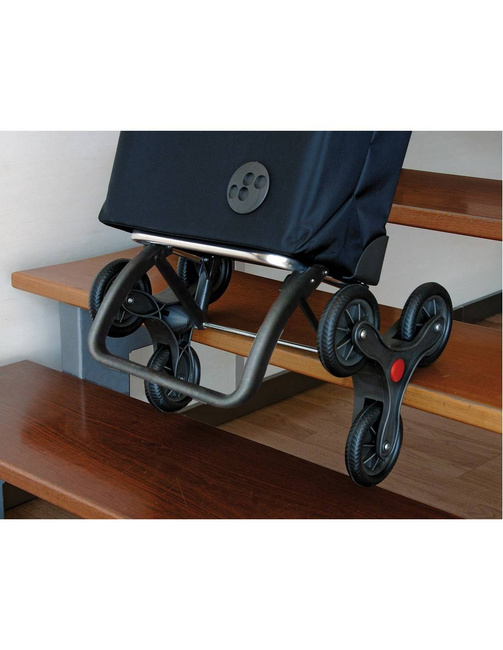 Wózek na zakupy składany 6-kołowy Rolser BIG 6L POLAR - black 