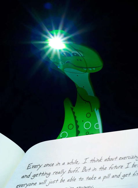 Lampka zakładka do książki Thinking Gifts - dino green