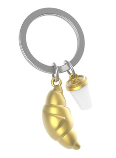 Brelok do kluczy zawieszka Metalmorphose croissant