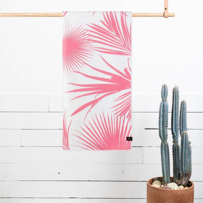 Ręcznik podróżny Slowtide Day Palms Travel Towel - pink