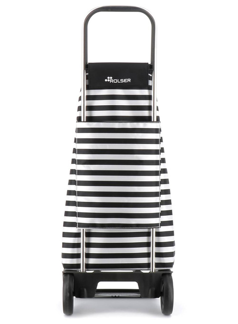 Wózek na zakupy 2-kołowy Rolser Jet Marina Joy - white / black