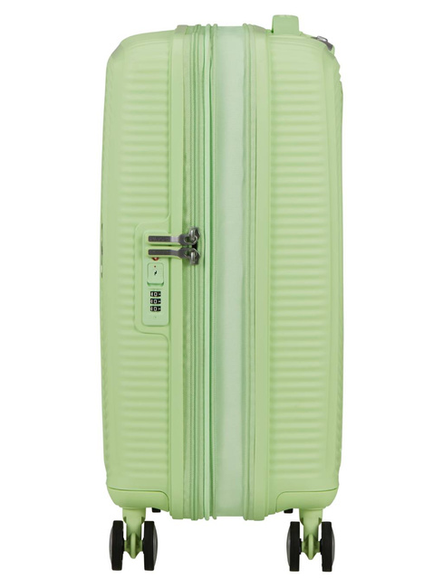 Walizka mała American Tourister Soundbox EXP - kiwi green