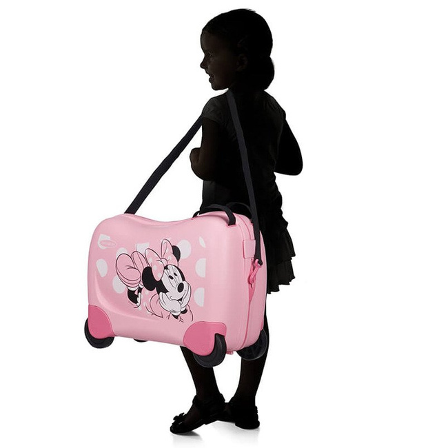 Walizka dla dzieci Samsonite Dream Rider Spinner - Disney Minnie Glitter 