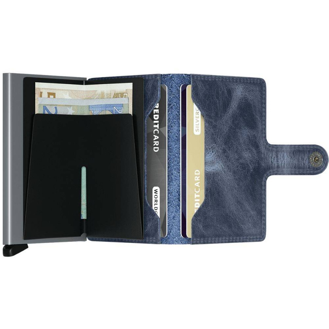 Portfel kieszonkowy Secrid Miniwallet Vintage - blue
