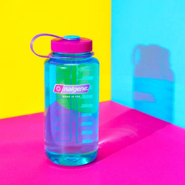 Bidon / butelka na wodę Wide Mouth 1 l Nalgene - cerulean