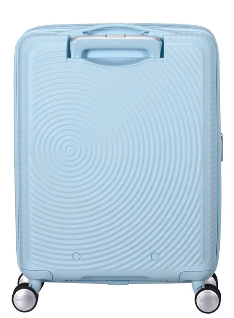 Walizka mała American Tourister Soundbox EXP - pastel blue