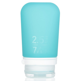 Podróżna silikonowa butelka na płyny Humangear GoToob+ M - aqua
