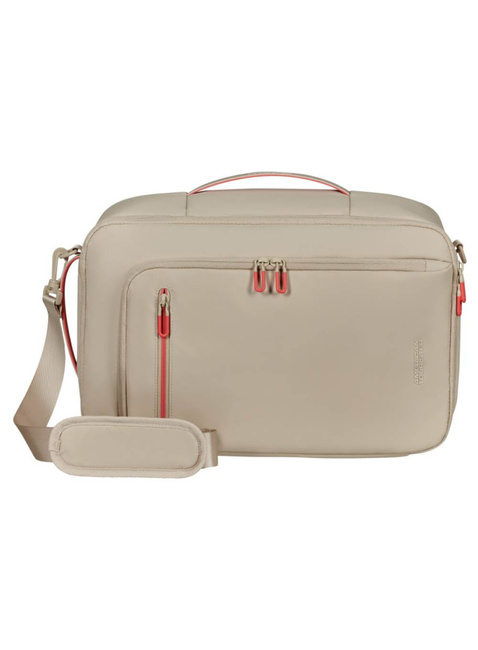 Torba podręczna plecak American Tourister PuffyPop 3-way Boarding Bag 14,1 - beige