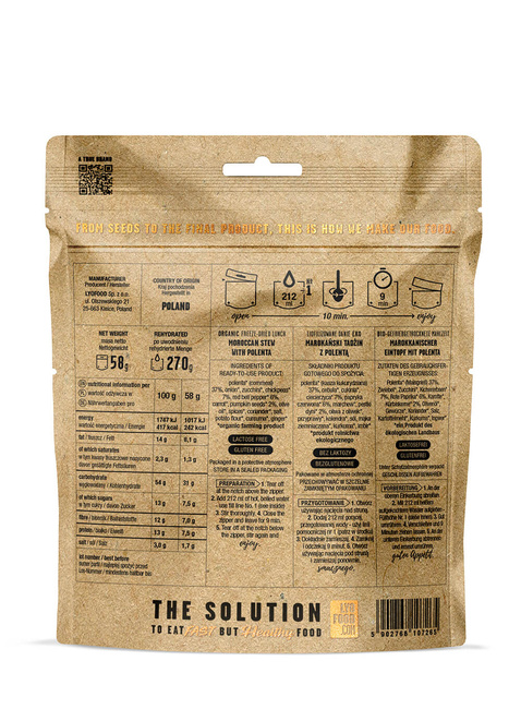 Liofilizowany danie obiadowe LyoFood Moroccan Stew - BISTRO