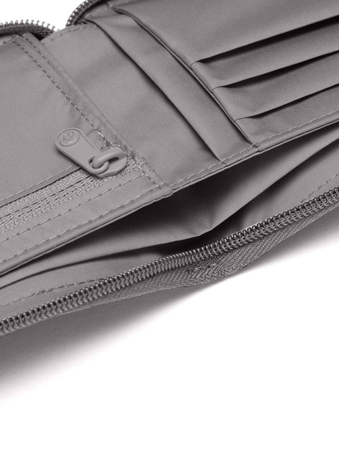 Portfel antykradzieżowy Pacsafe RFIDsafe Zip Around Wallet - stone
